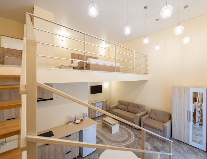 Двухуровневые апартаменты - Парк-отель «Романова»