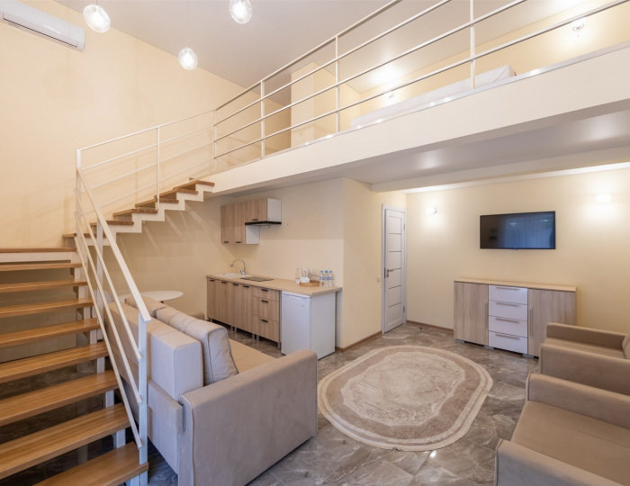 Двухуровневые апартаменты - Парк-отель «Романова»