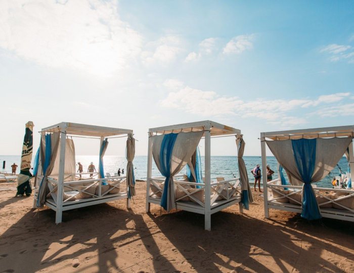 Песчаный пляж - Парк-отель «Романова»